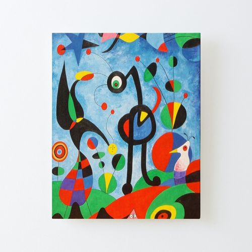 Canevas imprimer Le jardin de Joan Miro (1893-1983) Impression sur toile Roulée Tableau Art Décoration Murale / Sans cadre 40X50cm