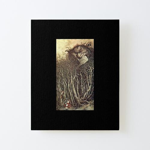 Canevas imprimer «The Giant and the Knight» de Brian Froud (1975) Impression sur toile Roulée Tableau Art Décoration Murale / Sans cadre 40X50cm