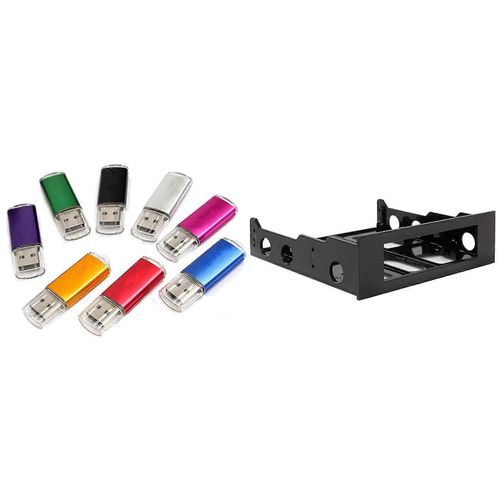 64MB USB 2.0 Flash Memory Stick Thumb Drive PC avec 3.5  5.25 Hard Drive Bay Front Bay Brac