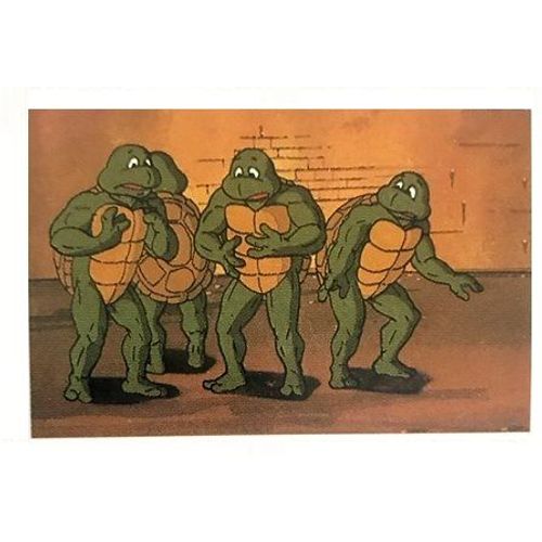 65 - Tortues Ninja - Cowabunga - Les Tortues  La Rescousse Tournon-Euroflash 1993 Sticker Vignette No Panini