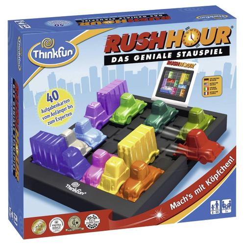 Ravensburger - 76301 - Thinkfun - Rush Hour - Version Allemande - Jeu En Langue Allemande