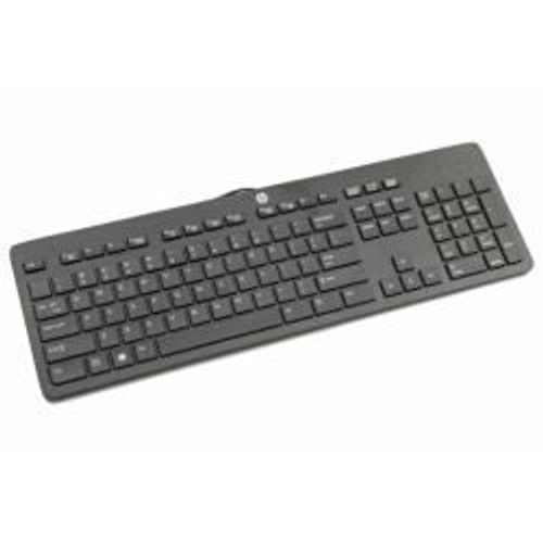 HP 803181-071 USB QWERTY Espagnole Noir clavier - Claviers (Standard, Avec fil, USB, Clavier mécanique, QWERTY, Noir)