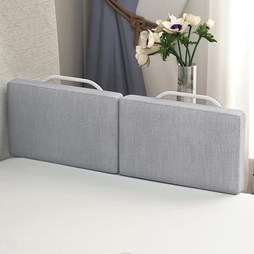 Aufun Barrière De Lit Réglable En Hauteur De 40 À 60 Cm, Pour Lit D'enfant, Lit De Parent- Gris Lin, 50cm