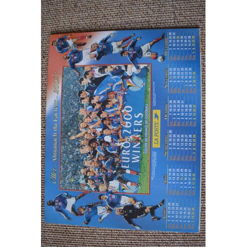 Almanach La Poste 2002 Equipe De France Foot/Rugby