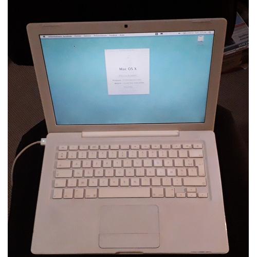 Apple MacBook 2011 - 13" Intel Core 2 Duo - 2.4 Ghz - Ram 2 Go - DD 160 Go - Blanc