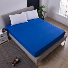 Couvre-lit, couvre-lit 220 x 240 cm, bleu marine, couvre-lits en  microfibre, housse de
