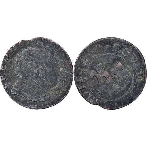 France - Principauté D'orange - 1640 - Double Tournois - Frederic Henri - 17-266