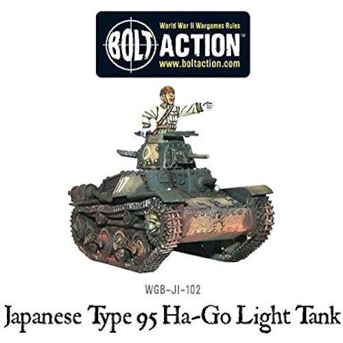 Warlord Games, Japanese Type 95 Ha-Go Light Tank, Bolt Action Wargaming Miniatures