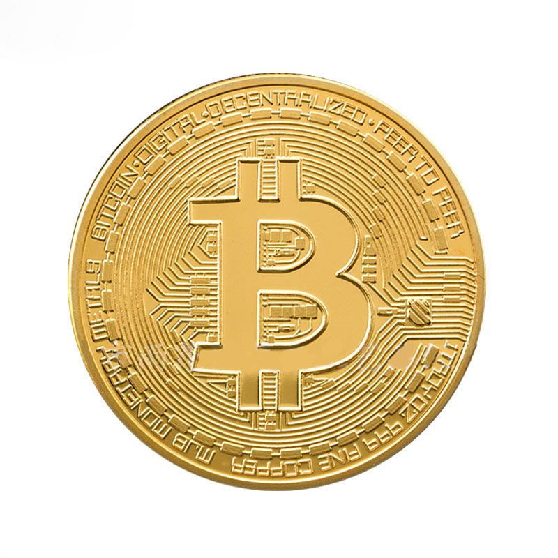 Bitcoin Plaqué Or