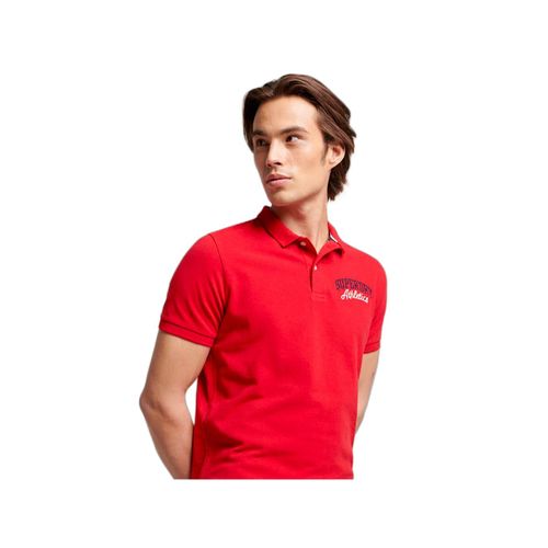 Polo Superdry Superstate Homme Rouge