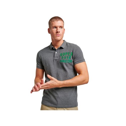 Polo Superdry Superstate Homme Gris