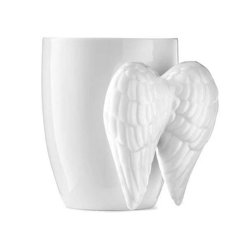 Mug À Anse Ailes D'ange Blanc Tasse Originale
