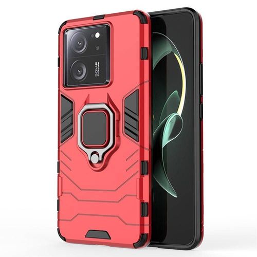 Coque Pour Xiaomi 13t / 13t Pro 5g - Housse Etui Rigide Anti Choc + Film Ecran - Rouge