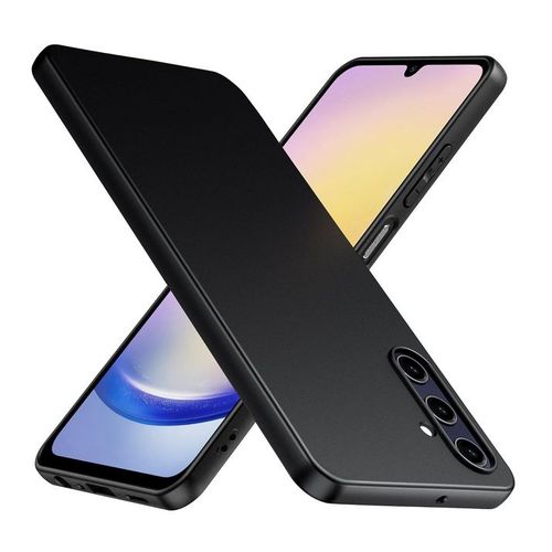 Coque Pour Samsung Galaxy A24 4g / A25 5g - Housse Etui Silicone Gel Fine + Film Ecran - Noir