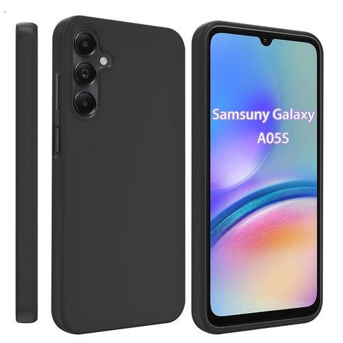 Coque Pour Samsung Galaxy A05s - Housse Etui Silicone Gel Fine + Verre Trempe - Noir
