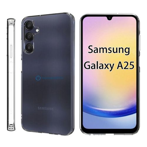 Coque Pour Samsung Galaxy A24 4g / A25 5g - Housse Etui Silicone Gel Fine + Film Ecran - Transparent Tpu