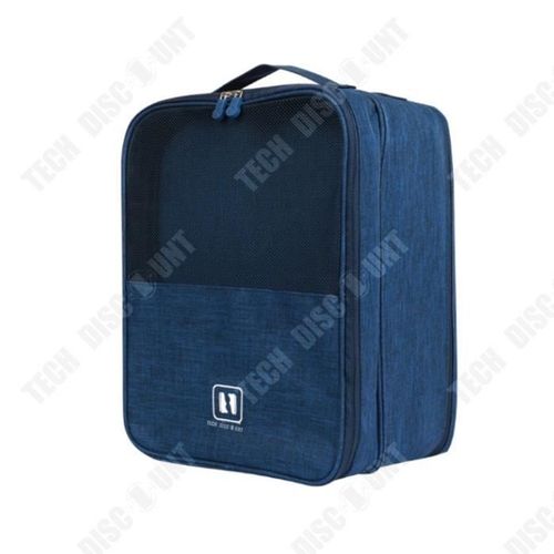TD® Sac à chaussures de voyage sac à chaussures sac de rangement voyage boîte à chaussures à trois couches étui à roulettes enfichab