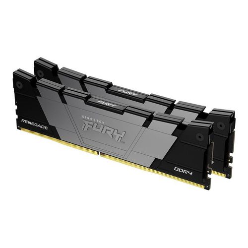 Kingston FURY Renegade - DDR4 - kit - 32 Go: 2 x 16 Go - DIMM 288 broches - 3200 MT/s / PC4-25600 - CL16 - 1.35 V - mémoire sans tampon - non ECC - noir