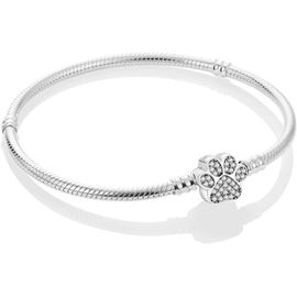 TIANYI-Bracelet Pour Femme Pandora charms avec Fermoir C?ur en Argent