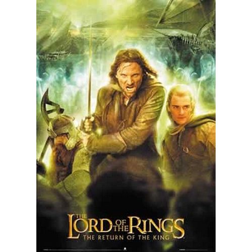 Le Seigneur Des Anneaux - Le Retour Du Roi - Trio - 68x98cm - Affiche / Poster Envoi En Tube