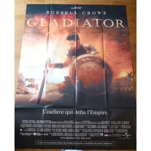 Gladiator - 2000 - Russell Crowe - 120x160cm - Affiche / Poster Envoi Plié