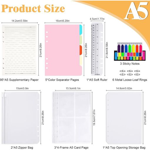 Papier Quadrillé Blanc Feuilles Notes Filofax A4 Quadrillé Blanc - Recharge Agenda Format 210x297mm Fogli A Quadretti Con Buchi Rinforzati