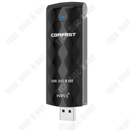 TD® Carte réseau sans fil de génération WiFi6 953AX Gigabit 5G double fréquence 1800M récepteur wifi de bureau carte réseau USB