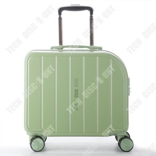 TD® Valise d'embarquement de chariot en alliage d'aluminium à trois sections de bagages de 16 pouces petite valise de chariot légère