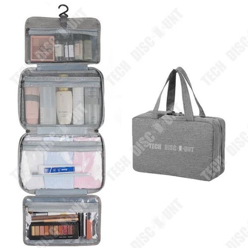 TD® Voyage étanche pliant humide et sec séparation trousse de toilette sac de rangement cosmétique sac de rangement de voyage