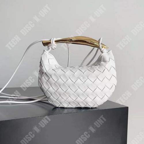 TD® Sac de sardine tout match en cuir sac tissé sac de boulette portable sens haut de gamme pour femmes sac de messager à bandoulièr