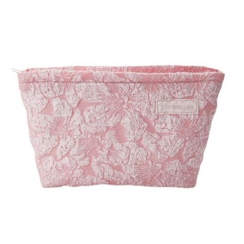 TD® Sac cosmétique de voyage rose en relief rose voyage d'affaires grande capacité pochette Portable sac cosmétique léger sac en toi