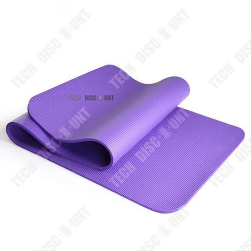 Td® Tapis De Yoga 183 X 61 X 1,5 Cm Antidérapant Et Antidérapant Résistant À L'eau Et À L'humidité Super Résilient Tapis D'exer