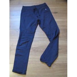 Benetton Pantalon Molleton Jogging Bleu T 34