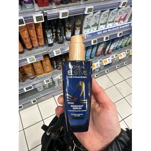 L'oreal Huile Extraordinaire Midnight Serum Huile Precieuse De Camelia Cheveux Secs 100ml 