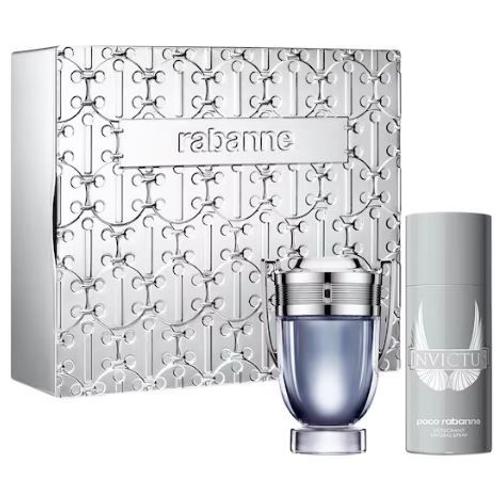 Paco Rabanne Coffret Invictus Eau De Toilette 100 Ml + Déodorant 150 Ml 