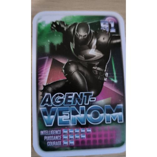 Carte Marvel Révele Ton Pouvoir 51 Agent-Venom