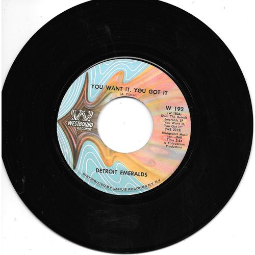 Detroit Emeralds : You Want It, You Got It / Till You Decide To Come Home [Vinyle 45 Tours 7"] 1971