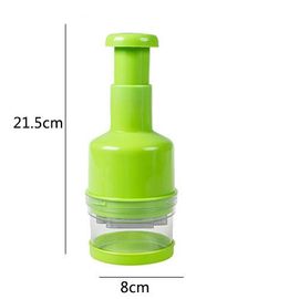 Mini Hachoir Manuel,Hachoir À Oignons Avec 3 Lames Acier Inoxydable,Hachoir À Légumes Avec Mixeur Manuel,Coupe Multifonctions Pour Légumes,Oignons,Noix,Ail,Carottes,Viande (400ml