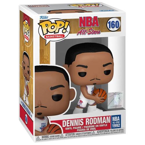 Nba Legends - Figurine Pop! Dennis Rodman (1992) 9 Cm