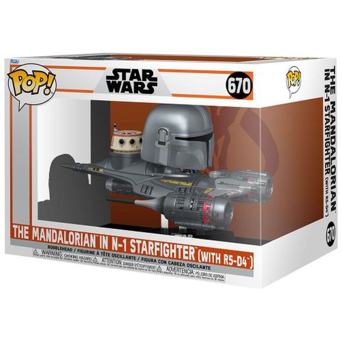 Star Wars: The Mandalorian Pop! Rides Vinyl Figurine Mandalorian In N