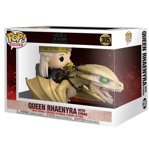 Figurine Funko Pop - House Of The Dragon - Reine Rhaenyra Avec Syrax (76490)