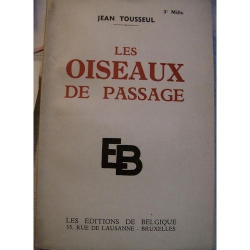 Les Oiseaux De Passage