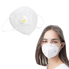Masque de protection Face de poussière réutilisable, protecteur sportif M  avec filtre à charbon actif et valves/ pour la moto, le cyclisme, la course