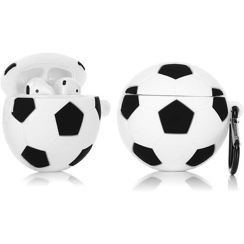 En Silicone Écouteur Couverture Mignonne Drôle Compatible Pour Apple Écouteur Pro3 [Série Cool Play] (Football)