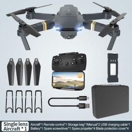 Drone avec caméra 4K pour adultes et enfants, quadrirotor télécommandé  pliable FPV avec selfie gestuel, maintien de l'altitude, démarrage à une  touche, flips 3D, jouets cadeaux pour garçons filles
