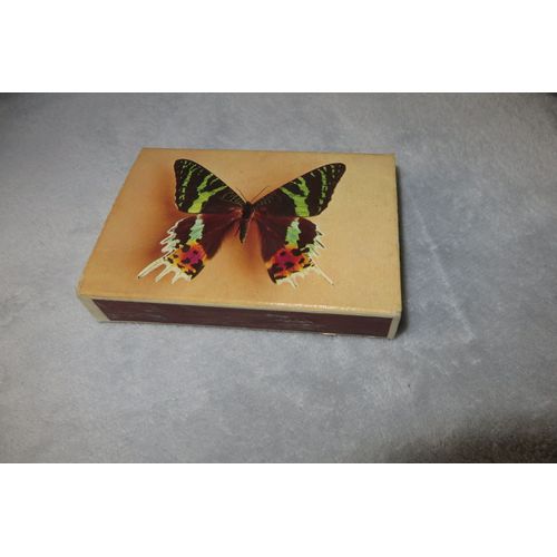 Ancienne + Grande Boite Allumettes Seita Collection Papillons/All2