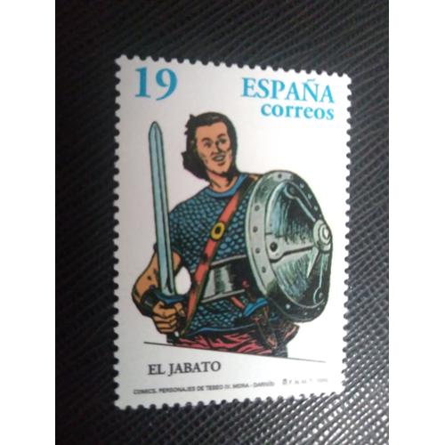 Timbre Espagne Yt 3016 Bande Dessinée : El Jabato 1996 ( 010108 )