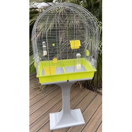 Cage Oiseaux 57lx34lx66h Avec Pied