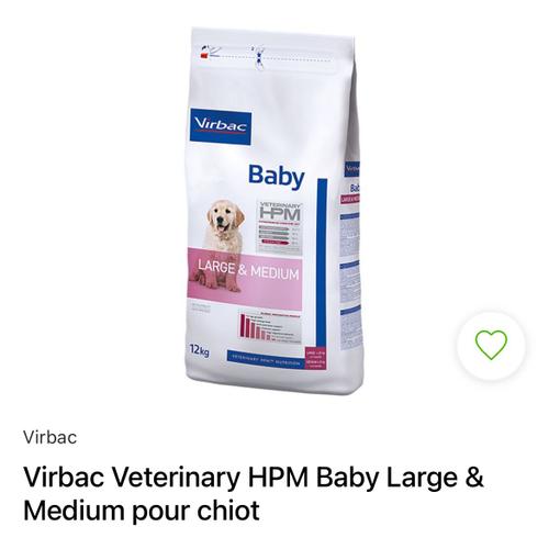 Virbac Veterinary Hpm Baby Large & Medium Pour Chiot