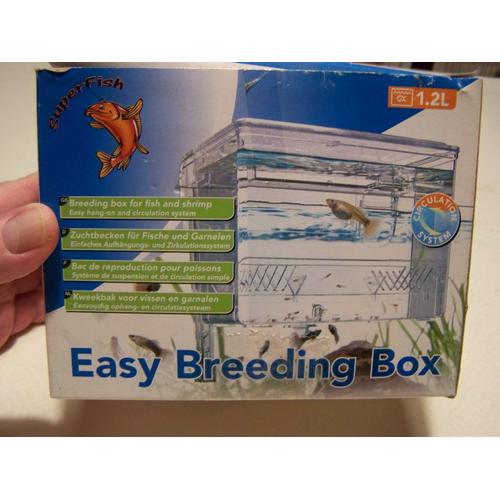 Bac D'élevage Pour Poissons De 1,2 Litres - Breeding Box Externe 1,2 L Super Fish - Produit Neuf